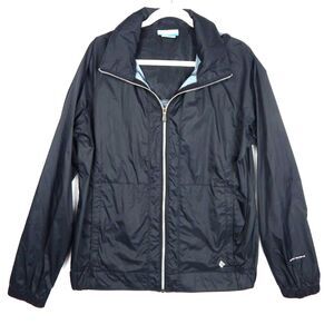 Columbia Omni-Shield Black Windbreaker Jacket Gorpcore Lightweight Rain Coat